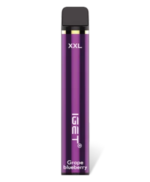 Grape Blueberry 1800 Puffs Disposable IGET XXL