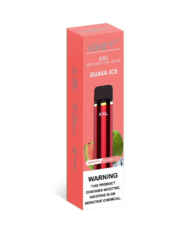 Guava Ice 1800 Puffs Disposable IGET XXL